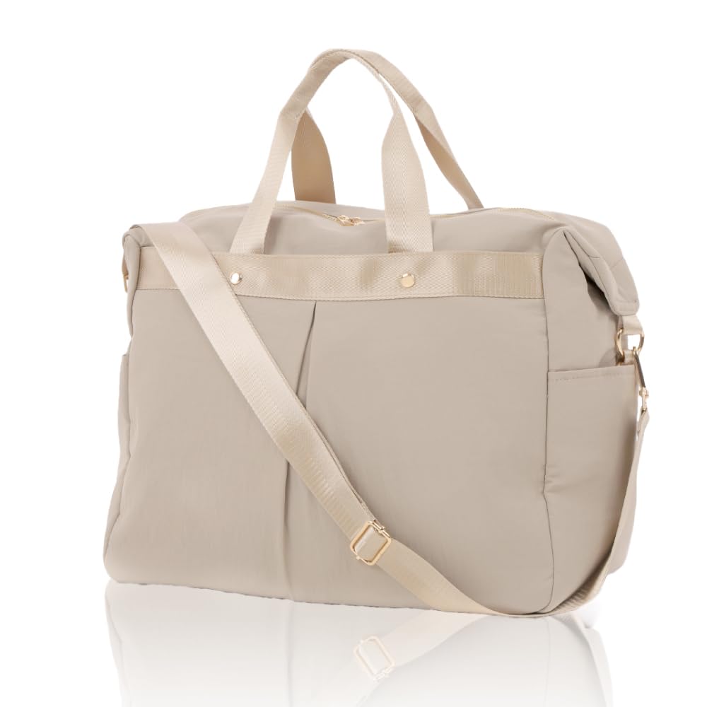 

x Большая вместимость x Удобная дорожная сумка-бостон для спорта с дном для ночевки в больнице бежевый [Легкая 3-сторонняя] женщины, сумка, сумка, маленькая,