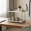 Countertop Storage Rack TwoTier Stainless Steel Vertical Space Saving Organizer Shelf for
