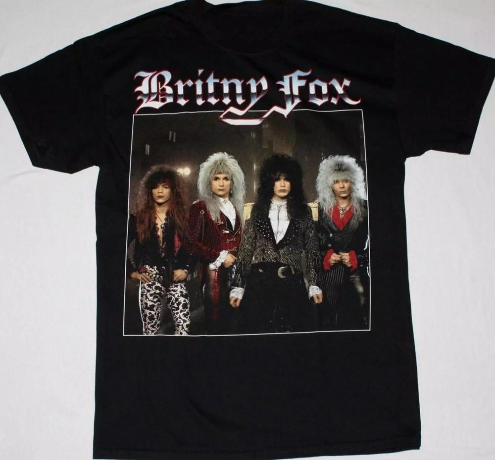 Hot Britny Fox Band 100% Cotton Black Unisex shirt S-234XL Gift Fans SU728 Unisex T-Shirt