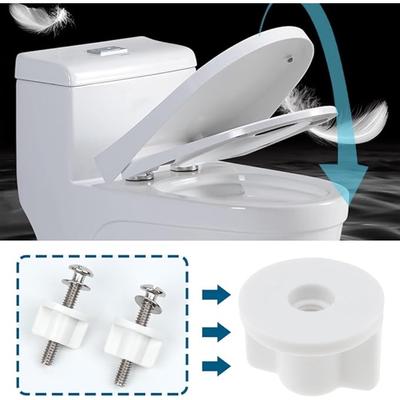 Vaste Vervangende Achternoot 6MM Borgmoer Vaste Vervanging voor 6mm Schroeven Plastic Schroef Toiletdeksel Bodem Praktisch