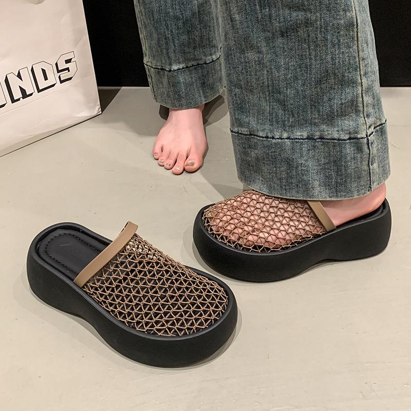 New Style of Women's Shoes Breathable Thick-soled Flip-flops