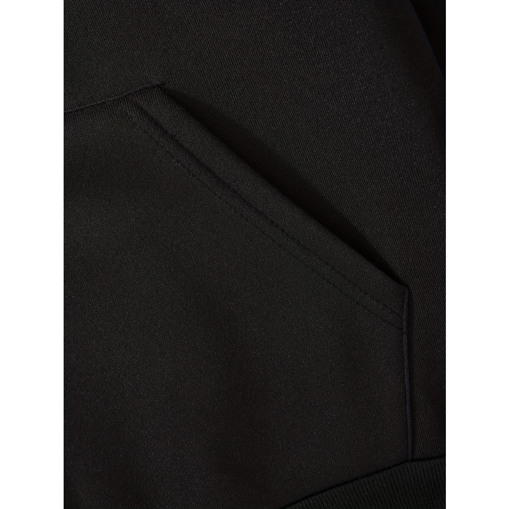 Masked Hooded Sweatshirt for Men and Women with Double Hood and Zipper Closure for Street Wear
