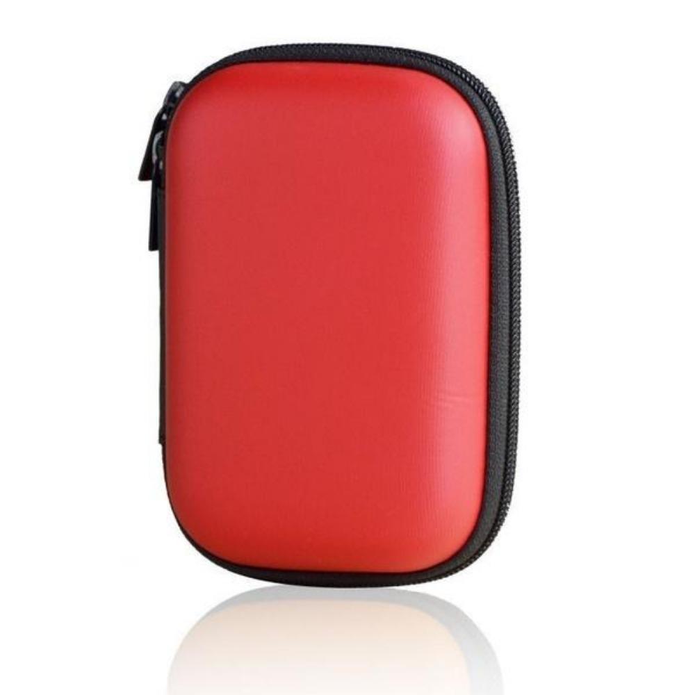 1PC Earphone Pocket Headphone Earbud Carry Storage Bag Charger Hard Holder Case