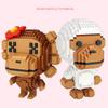 Lovely Cartoon Figures Fashion Brand Baby Monkey Micro Diamond Block Assemble Model Toys Milo Nanobricks Building Brick For Gift