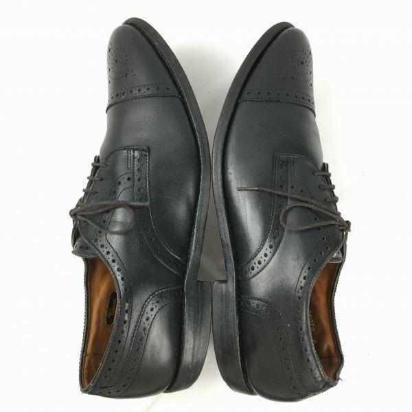 Vintage Allen Edmonds Sanford Cap Toe Business Shoes Black Size 10B Men's(USED)