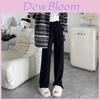 Relaxed Fit Womens Lounge Pants With Faux Wool Fabric For Casual Autumn Wear