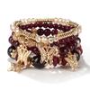 Bohemian bracelet creative tassel multi-layer beaded bracelet