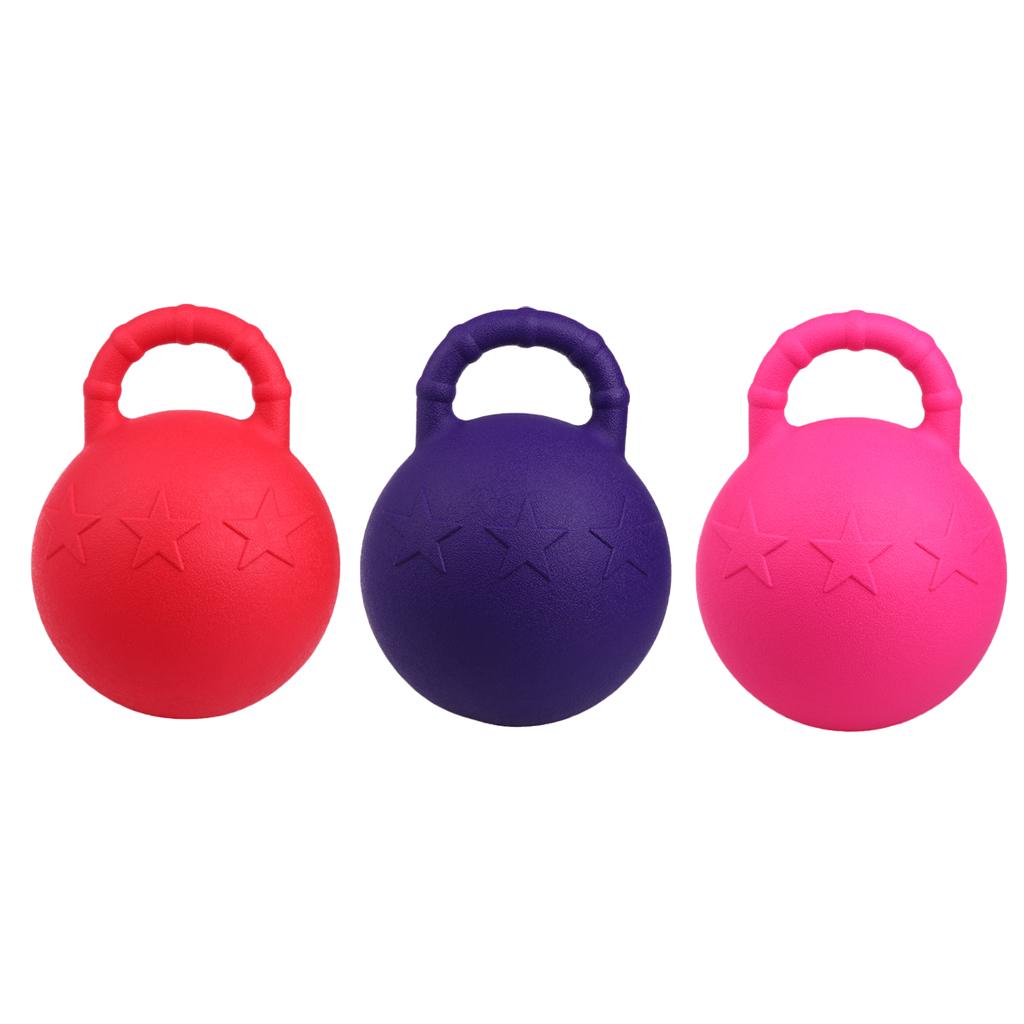 Rubber Equine Chew Jolly Ball 25cm Horse Pony Dogs Soccer Ball Play Toy