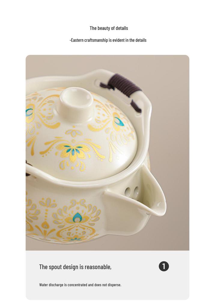 Dunhuang Travel Tea Set: Cultural & Creative Business Gift Souvenir