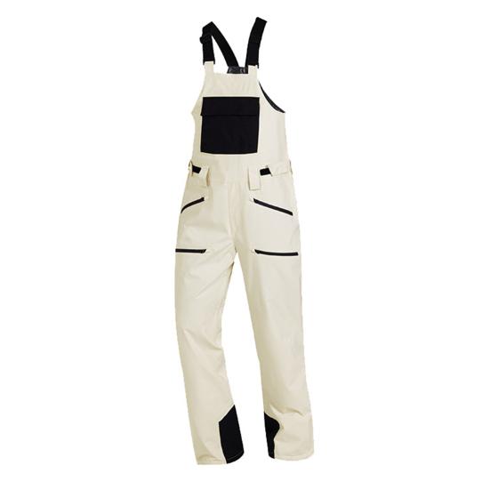 Yousheng Ski Snowsuit Windproof Warm Insulated Adjustable Strap Workwear with Multi Pockets Reinforced Legs Lightweight Outdoor Winter Overalls