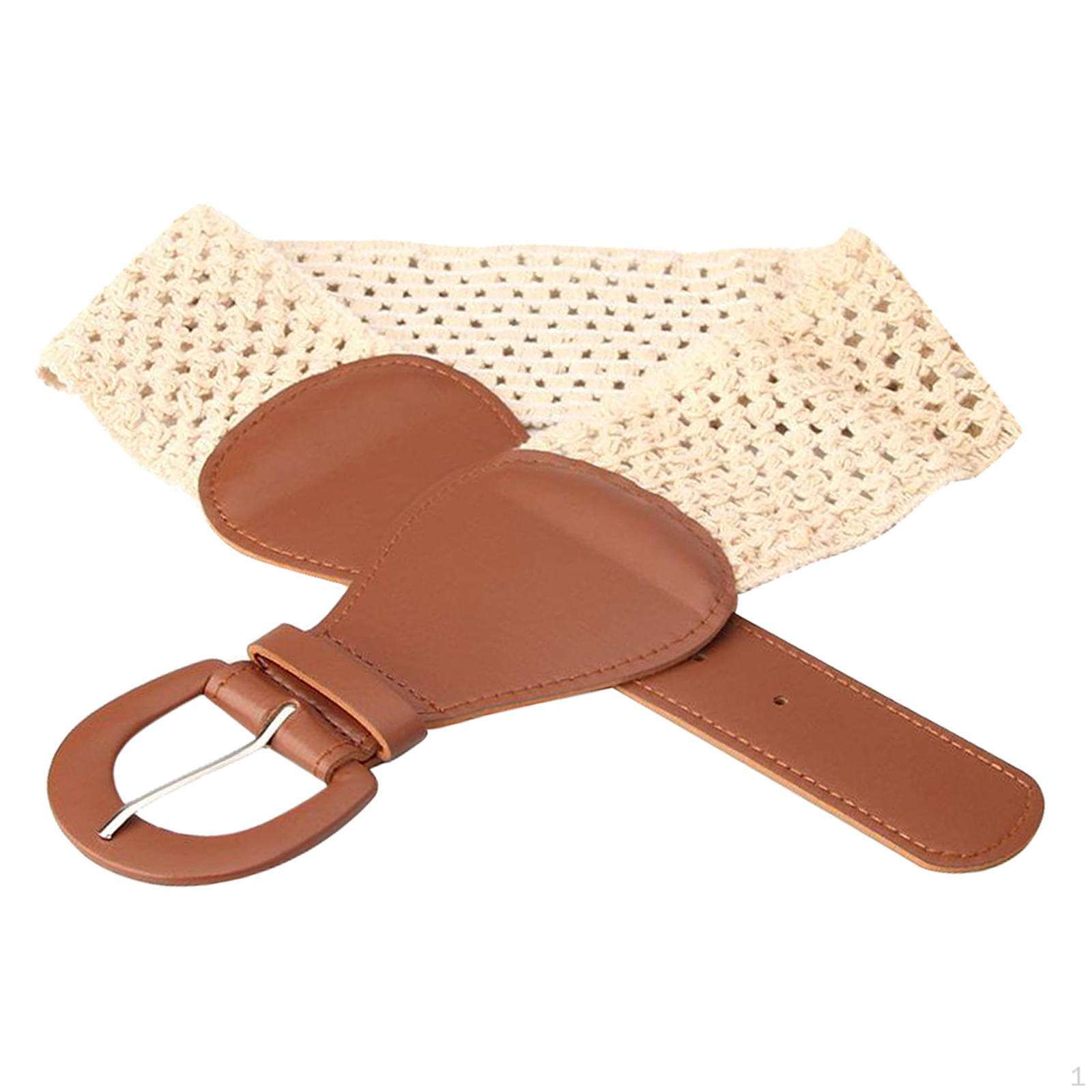 3  wider Elastic Wide Belt Waist Band Pin Buckle