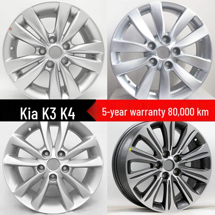 Compatible with 16-inch Kia K3, 2016 K3, K4, Soul aluminum and steel wheels, tire rims, and rubber.