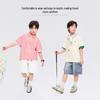 Zuo Xi Boys' Color-Block Cool & Breathable Short Sleeve T-Shirt
