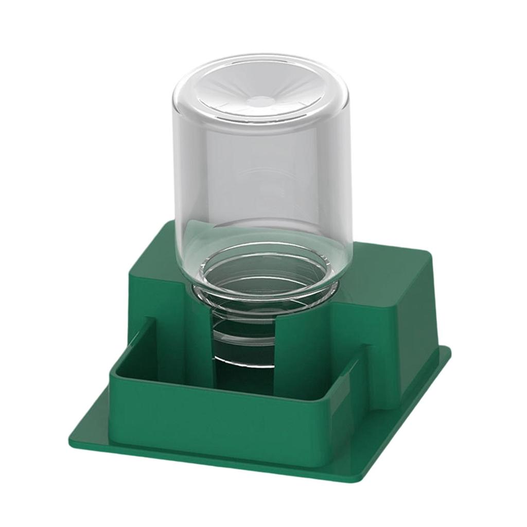 Automatic Reptile Water Dispenser Sturdy Plastic Feeding Container Reusable Hydration Bowl for Turtle Tortoise Gecko Terrarium