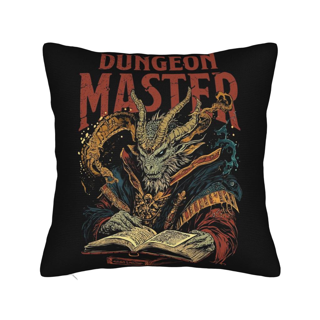 Dungeon Master Dice Dragon Pillowcase Soft Polyester Cushion Cover Decor DnD Throw Pillow Case Cover Home Dropshipping 40*40cm