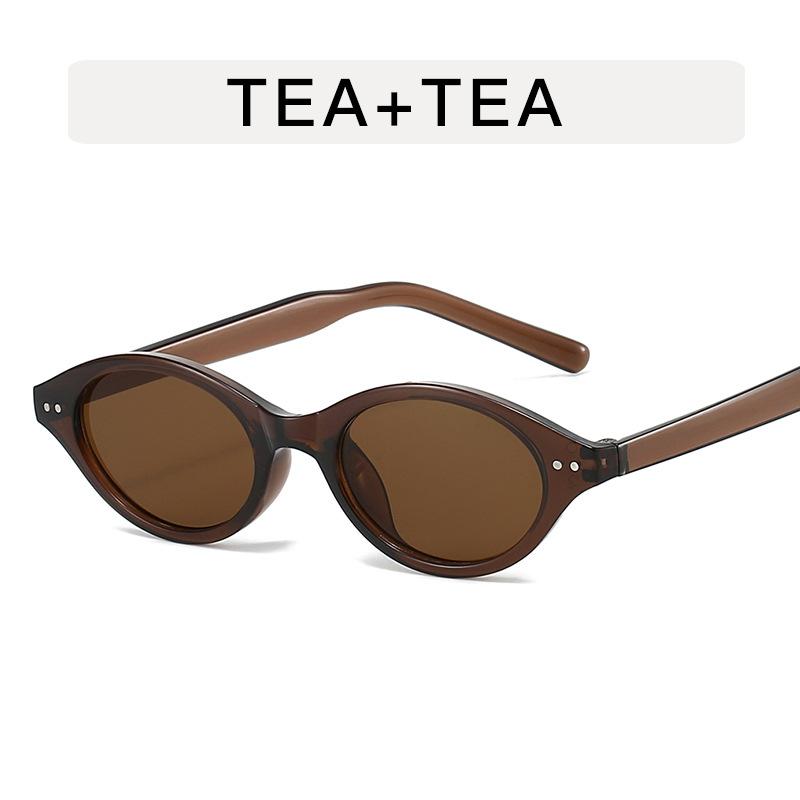 New Women Retro Oval Glasses Girls Candy Color Frame Glass Eyewear Decorative Computer Anti-Blue Eyeglasses