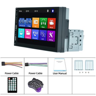 1Din Autoradio 7 Zoll HD Autoradio Multimedia MP5 Player Touchscreen Spiegel Link Stereo Bluetooth 2 USB FM