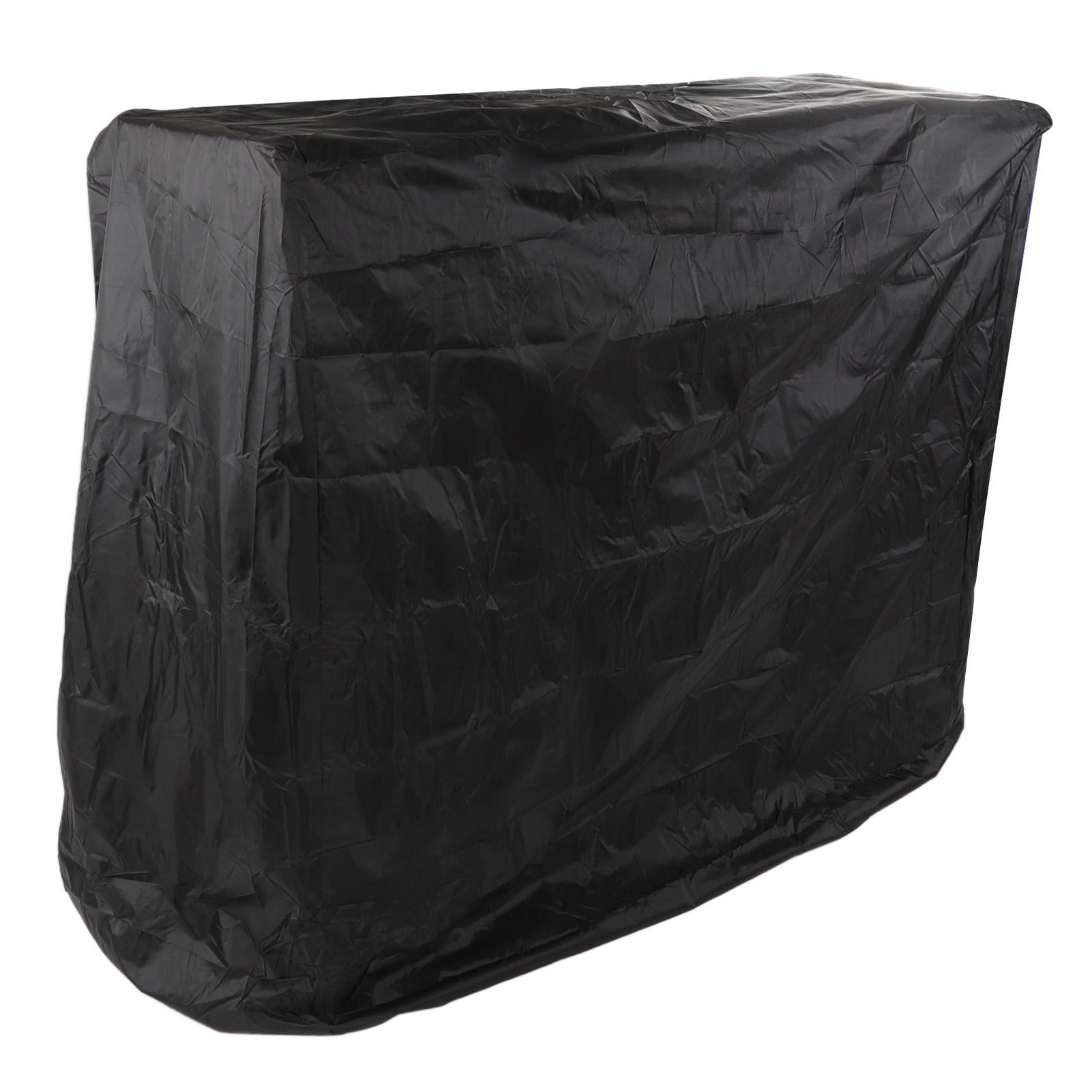 

Пылезащитный чехол для стола для пинг-понга 190 с серебристым покрытием, водонепроницаемый чехол для настольного тенниса для улицы, двора, стиль со шнурком 155x75x144cm / 61.0x29.5x56.7in чёрный