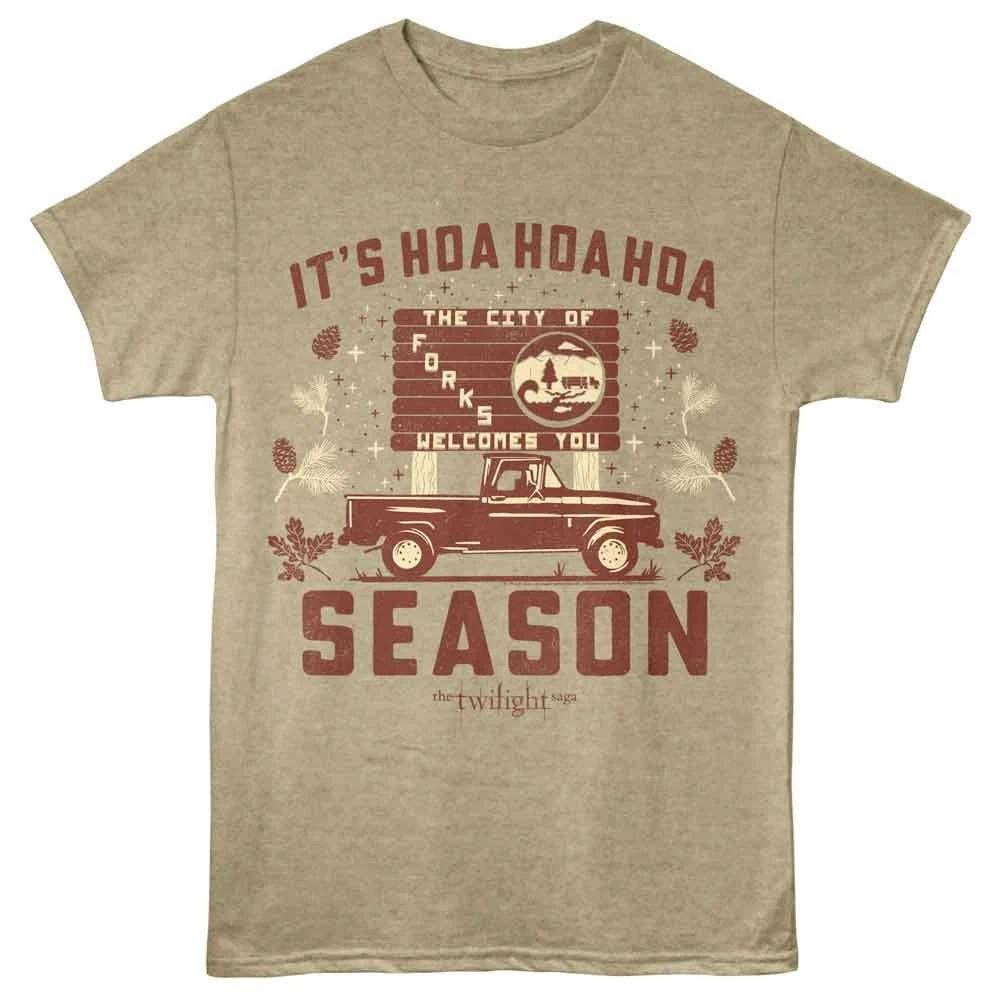 Twilight - Hoa Season Heather Unisex Short Sleeve Children s T-shirt - Khaki Heather 120