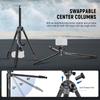 Neewer Litetrip 155cm Aluminum Travel Tripod with Ball QR Folding Video Compatible with DSLRs and Peak Design V3 Dual Center Maximum Load of 10kg