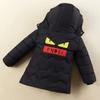 Boys Winter Thickened Warm Coat Middle and Large Children Hooded Zipper Jacket