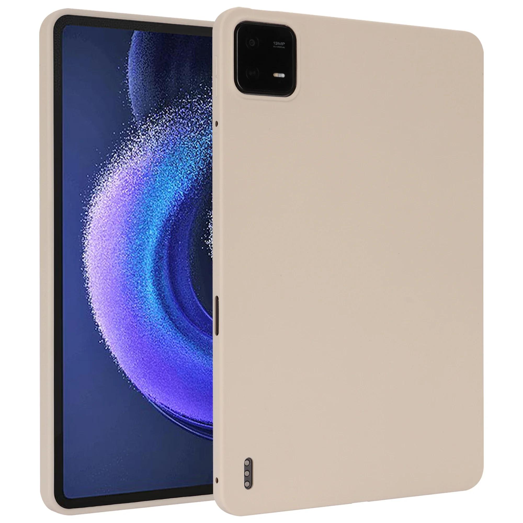 Tablethoesje Voor Xiaomi Mi Pad 7 6 5 6S Pro Redmi SE 8.7 11 12.1 inch Hoesjes Zacht Dunne Siliconen Schokbestendig Huidgevoel Achterkant Redmi Pad SE 8.7inch