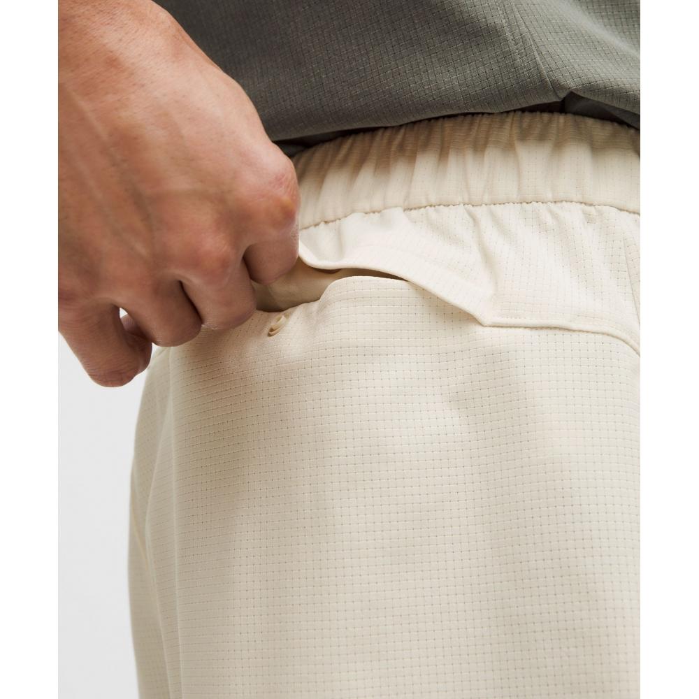 Lululemon Abc Wovenair Pull On Short 5  Light Ivory
