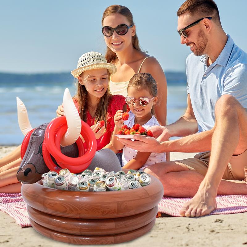 

Надувний охолоджувач для напоїв, відро для льоду, охолоджувач для напоїв у формі бика, прикраси для літнього барбекю, зустрічей, спортивних заходів, днів народження United States