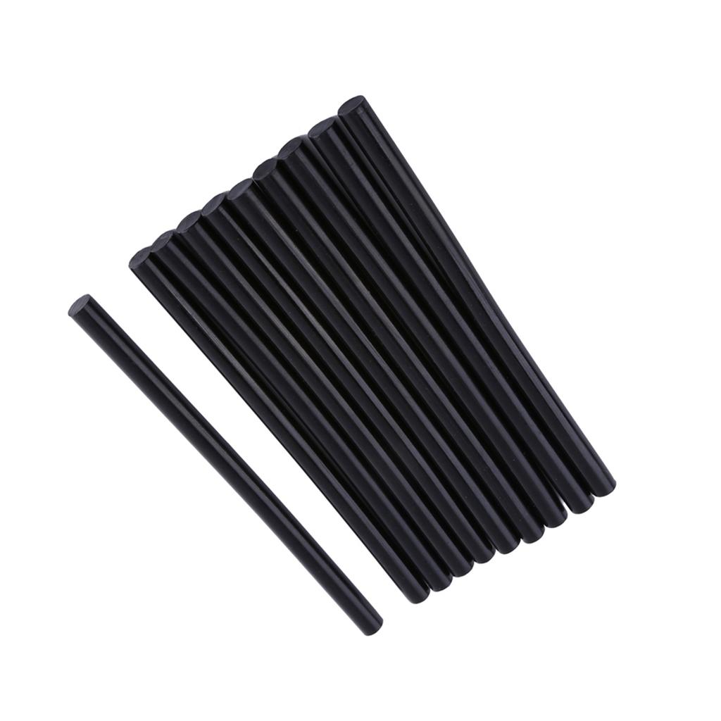 10Pcs black  7mm   11mm Hot Melt Glue Sticks For Electric Glue Gun DIY  Stick(11*200mm)