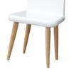 Dollhouse Chair Multi-purpose Good Craftsmanship Wood Dollhouse Modern Style Chair for 1/12 Doll House