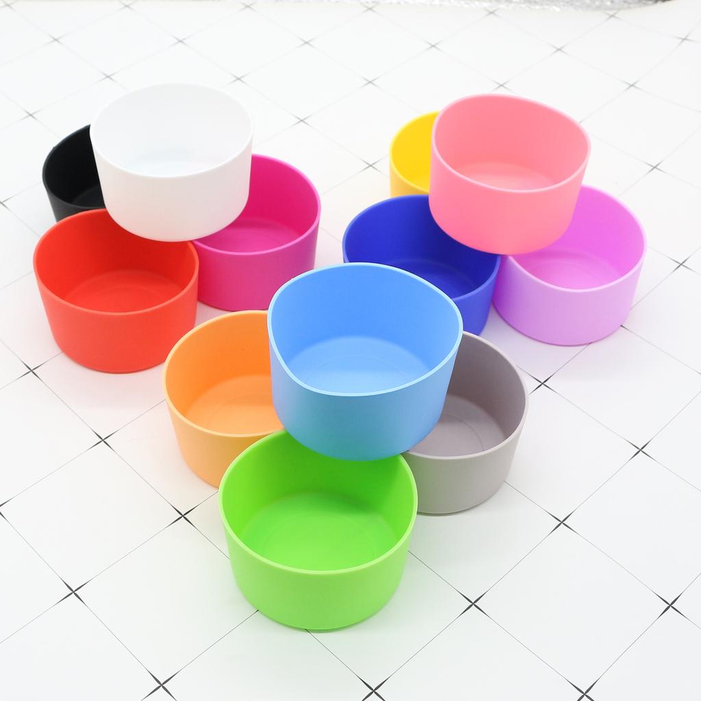 75mm Muti Color Silicone Cup Protection Case Storage Vacuum Bottle Compatitable For Stanley 30/40oz Anti Slip Scratch Resistant