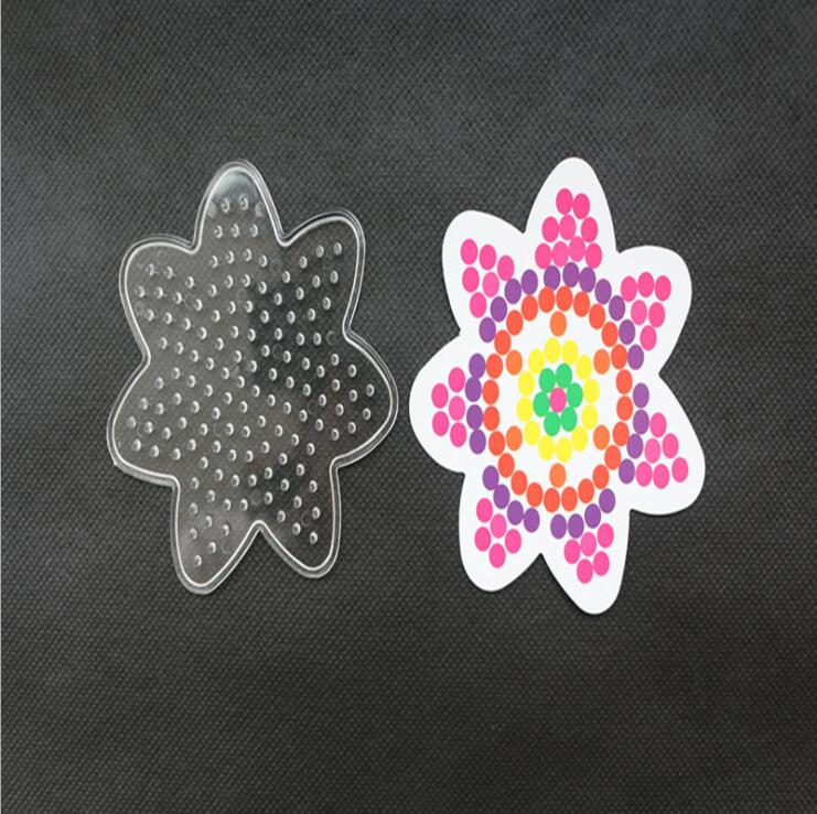 Non-Toxic Yant Jouet 5Mm Mini Pegboard Animal Dog Duck Transparent Template Board Diy Figure Material Board Hama Perler Beads For Children