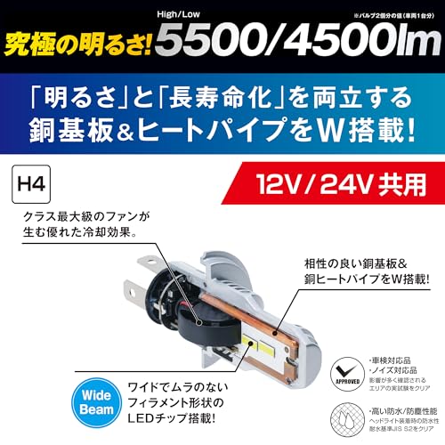 PIAA LEH230 LED Head & Fog Light Bulbs for Cars
