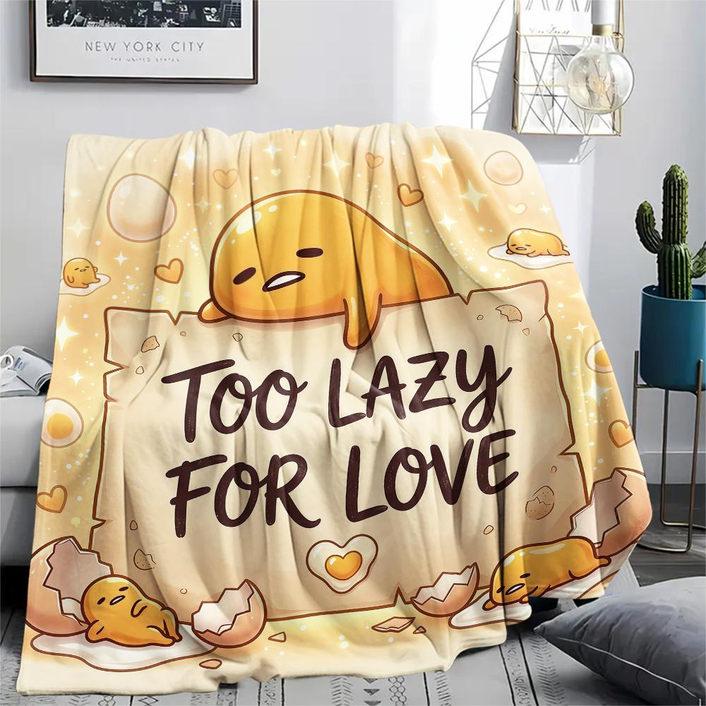 1PC Sanrio Cartoon Print Flannel Blanket, High Quality All Seasons, Home Decor, Warmth and Comfort, Perfect for Christmas Gifts