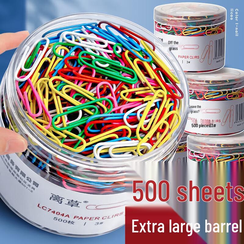 Licao Metal Paper Clips for Office & Document Organization