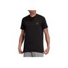 Adidas Camo Essential Logo Sports Short-Sleeve Tee Men Tops Black FM3352