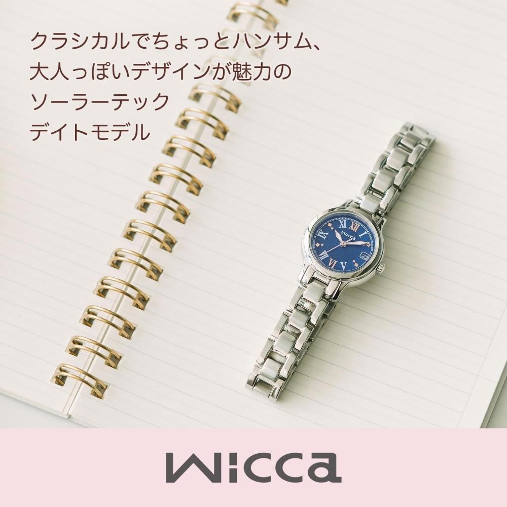 [citizen] Wicca Kh4 912 71 Women S Silver Navy Watch