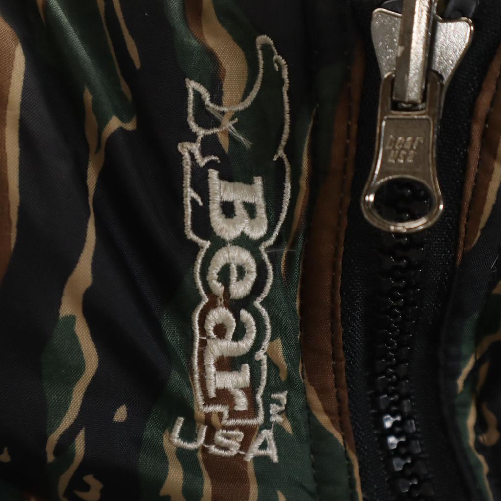 Bear USA Camouflage Down Jacket L Khaki Reversible Women Used