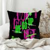 Hot Kpop BBabymonsterS We Go Up Pillow Case Bedroom Sofa Living Room Backrest Decoration Square Cushion Nap Time
