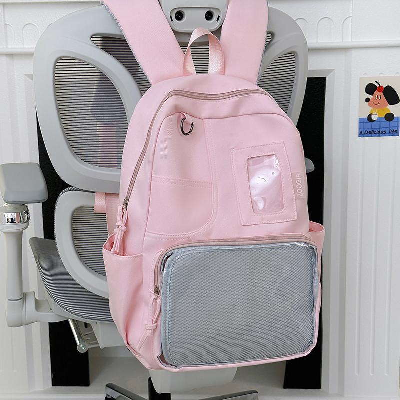 New Harajuku Ita Bags Women Lolita Transparent Daypack High Capacity Ladies Sweet Cute Y2k Backpacks Japanese Kawaii School Bag