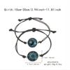 Retro Luminous Couple Bracelets Adjustable Punk Braided Bracelet Sun Moon Hand Chain Couple Jewelry Gift