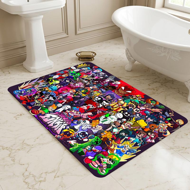 Cartoon Characters Living Room Nonslip Area Rug Soft Carpet For Bedroom Game Playroom Sofa Office Home Decor Doormat Christmas Gift C9302361