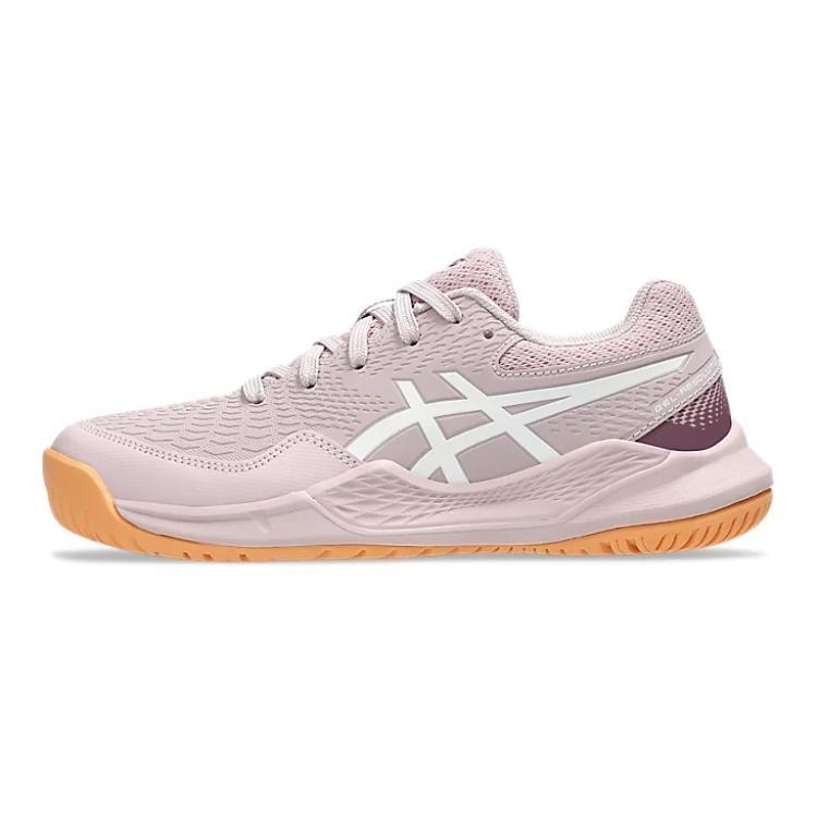(GS) ASICS Gel-Resolution 9 Watershed Rose White Kids 1044A067-701 EU 37.5