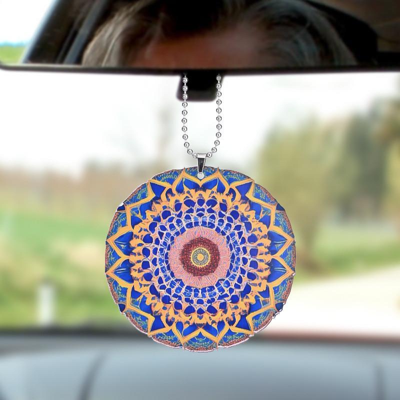 Acrylic Playful Car Decor Quirky Cartoon Hanging Ornament Versatile Bag And Home Use
