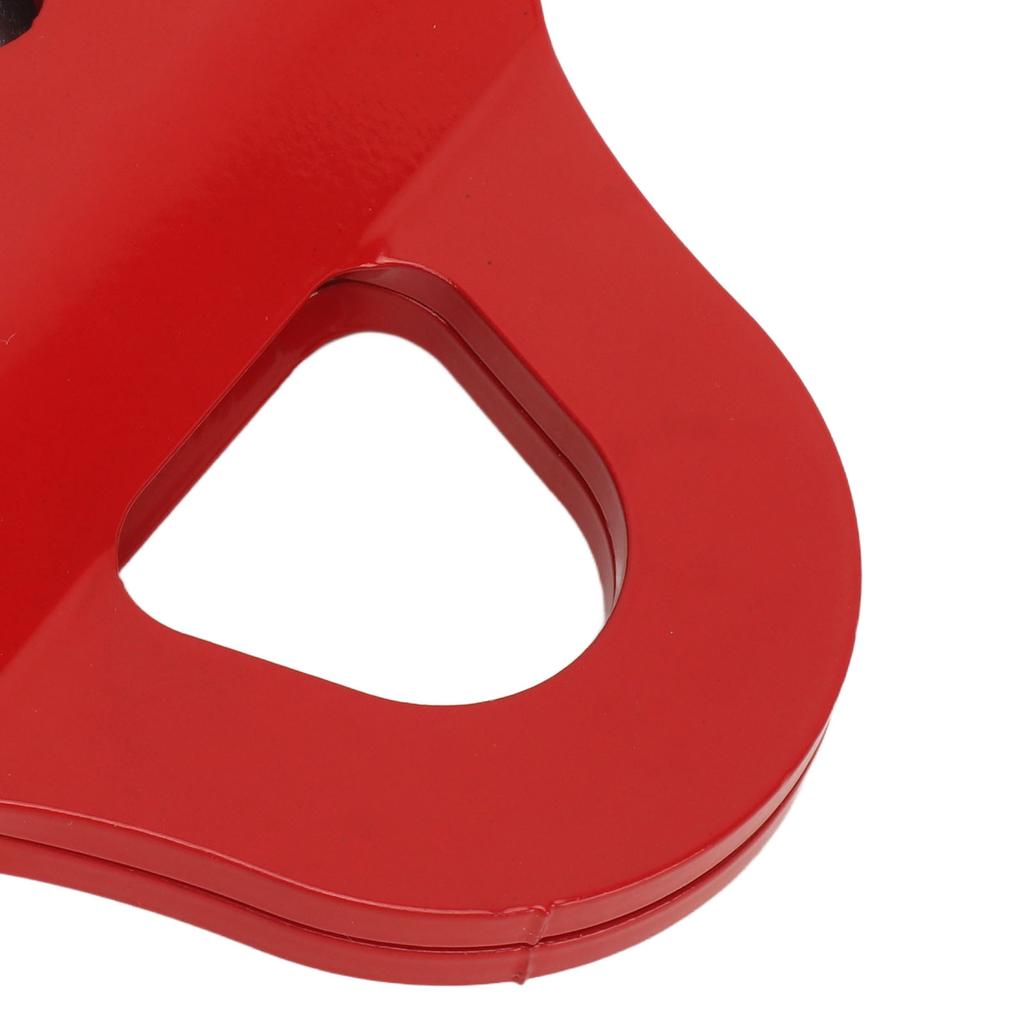 Winch Towing Pulley Snatch Block Towing Pulley 4T Load Bearing Capacity Heavy Duty Winch Pulley Red for Truck Tractor ATV UTV