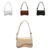Fashionable Women's Underarm Bag Stylish Small Shoulder Crossbody Bag In Black White Brown Khaki And Fuchsia