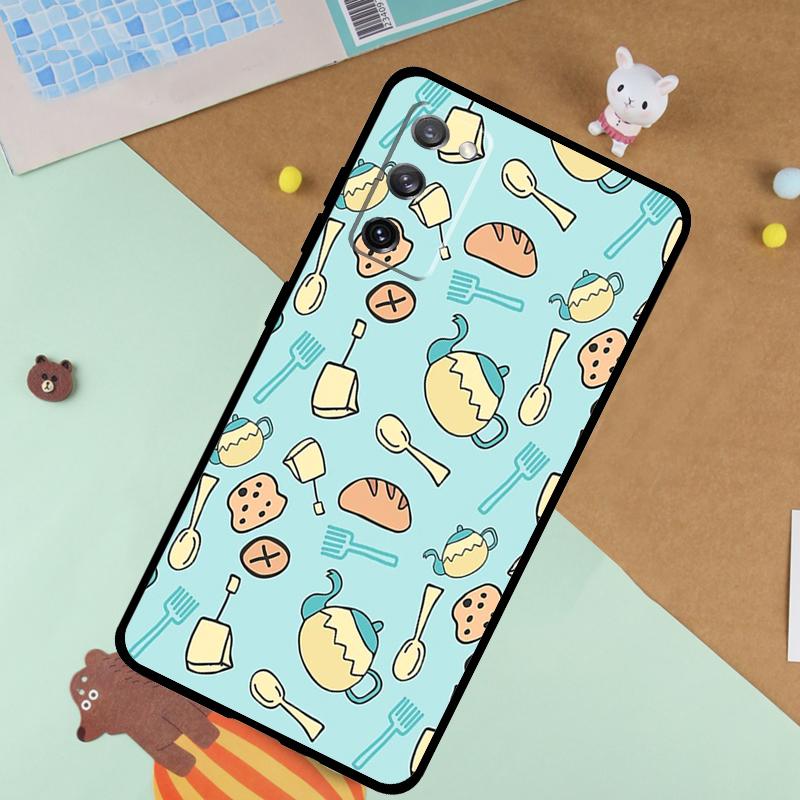 Baking Utensils Soft Case For Samsung Galaxy S24 Ultra S9 S10 S20 S22 S23 Plus S21 FE S25 Ultra Funda Cover