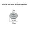 Type 100-230 Angle Grinder Hexagonal Pressure Plate Fixture for Polishing and Clamping