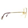 Great Cartier Glasses Trinity Two Bridges gold mens Used