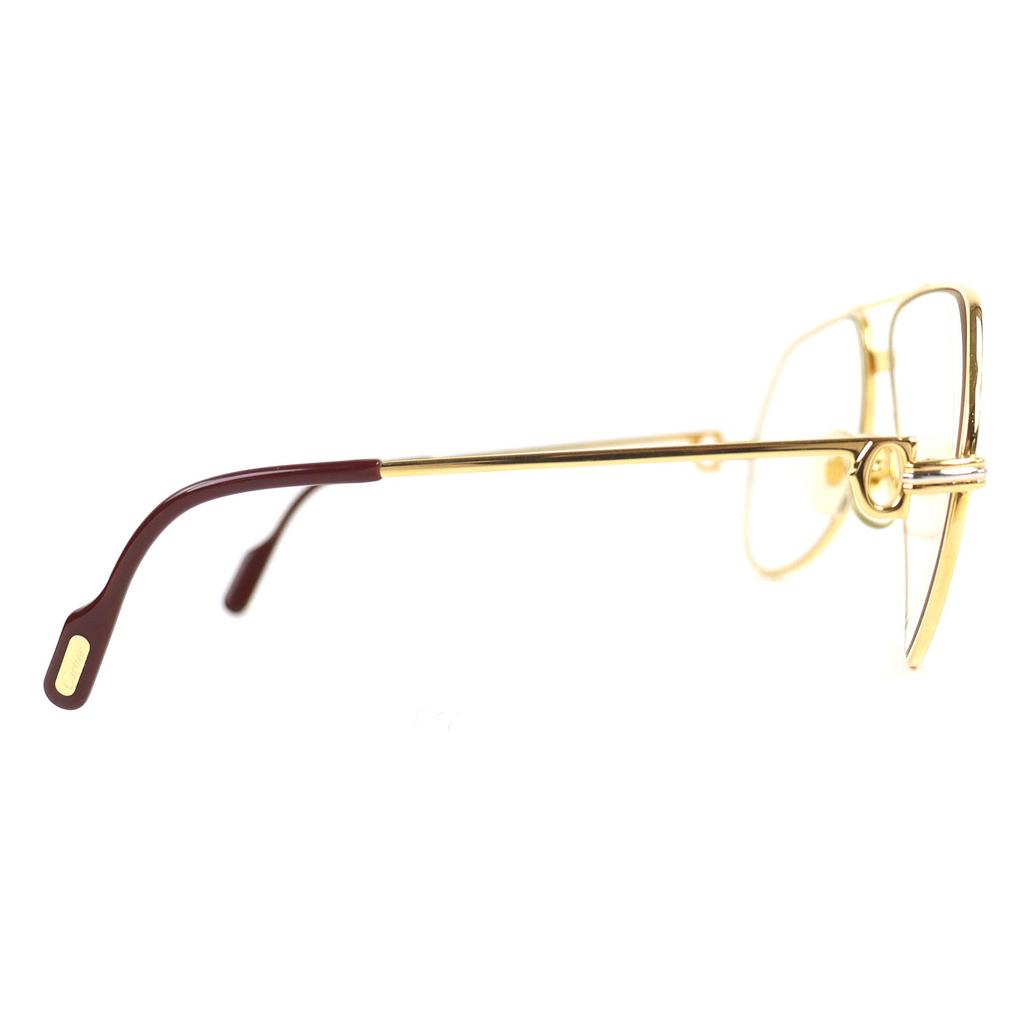 Great Cartier Glasses Trinity Two Bridges gold mens Used